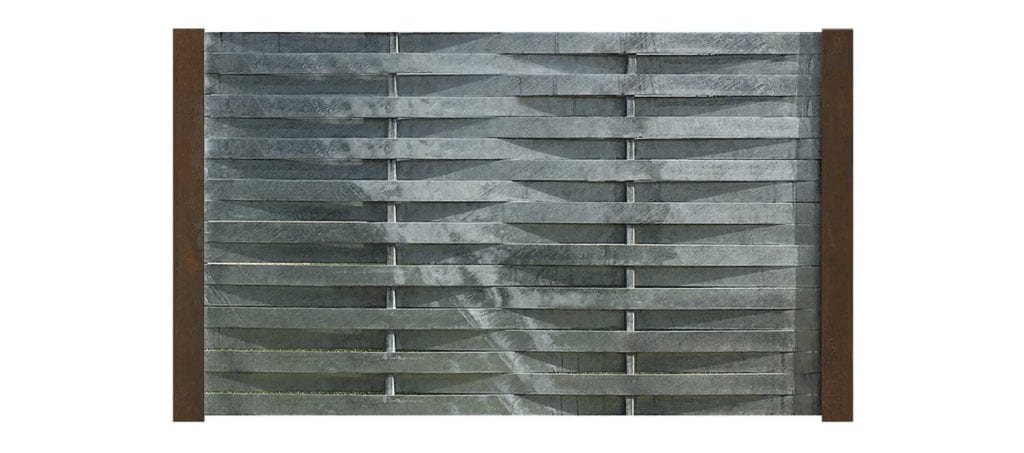 galvanised steel panel