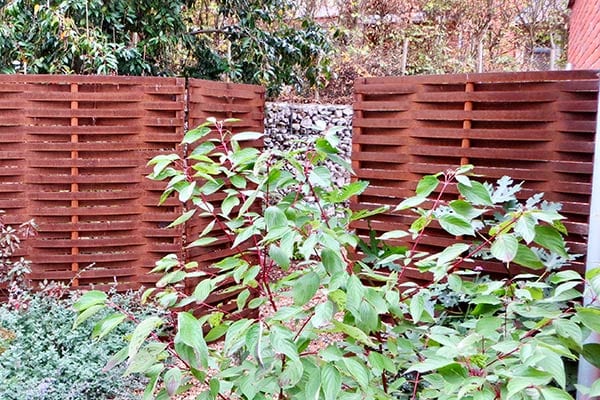 bespoke woven metal gate fencing