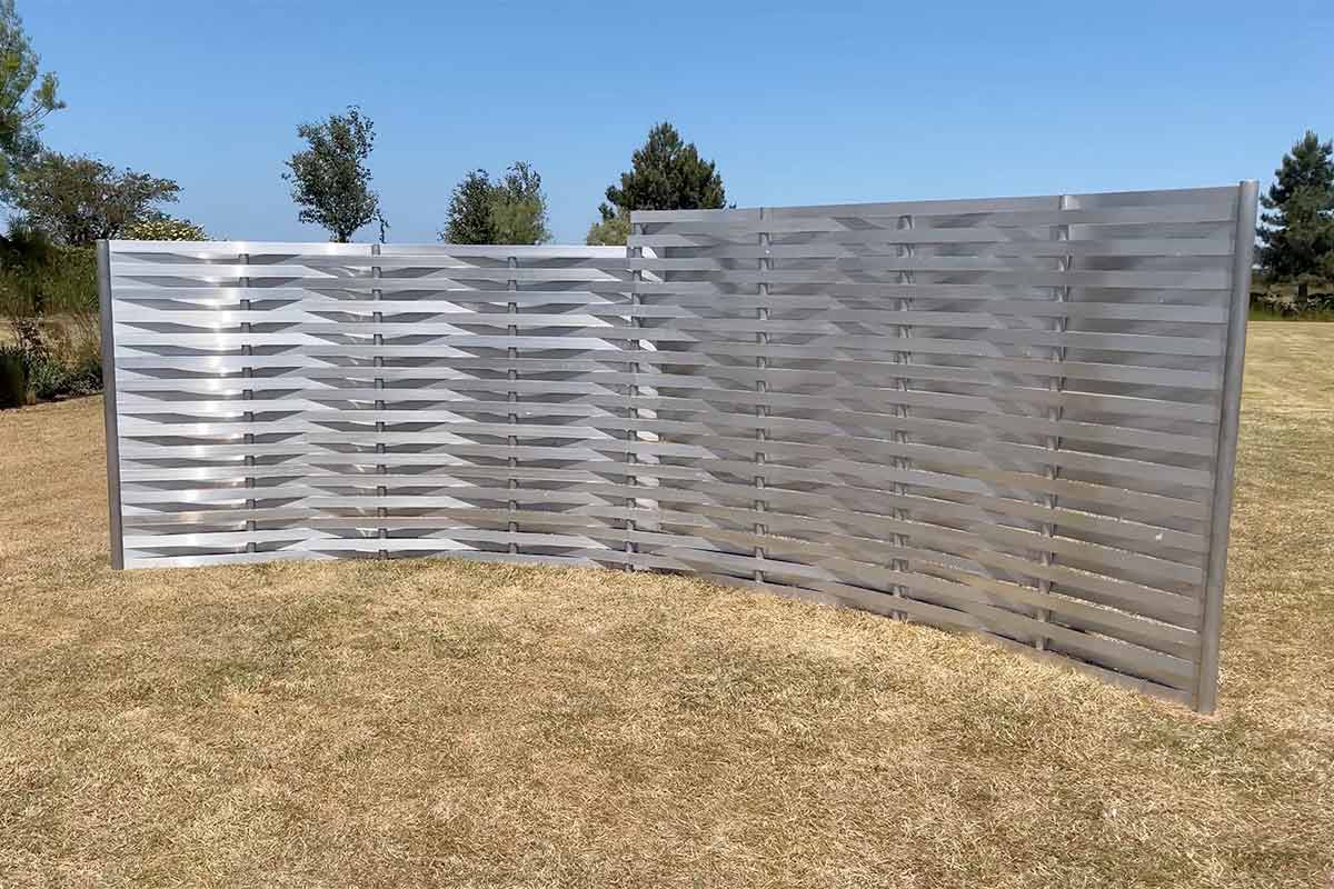 Build your own woven Aluminium fence