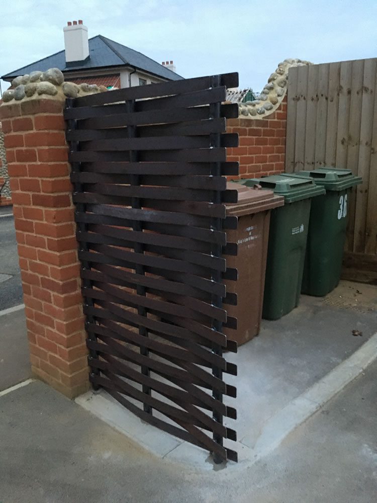 woven steel screen for bins