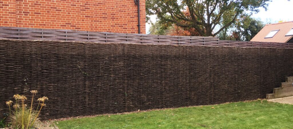 woven steel wall top fencing